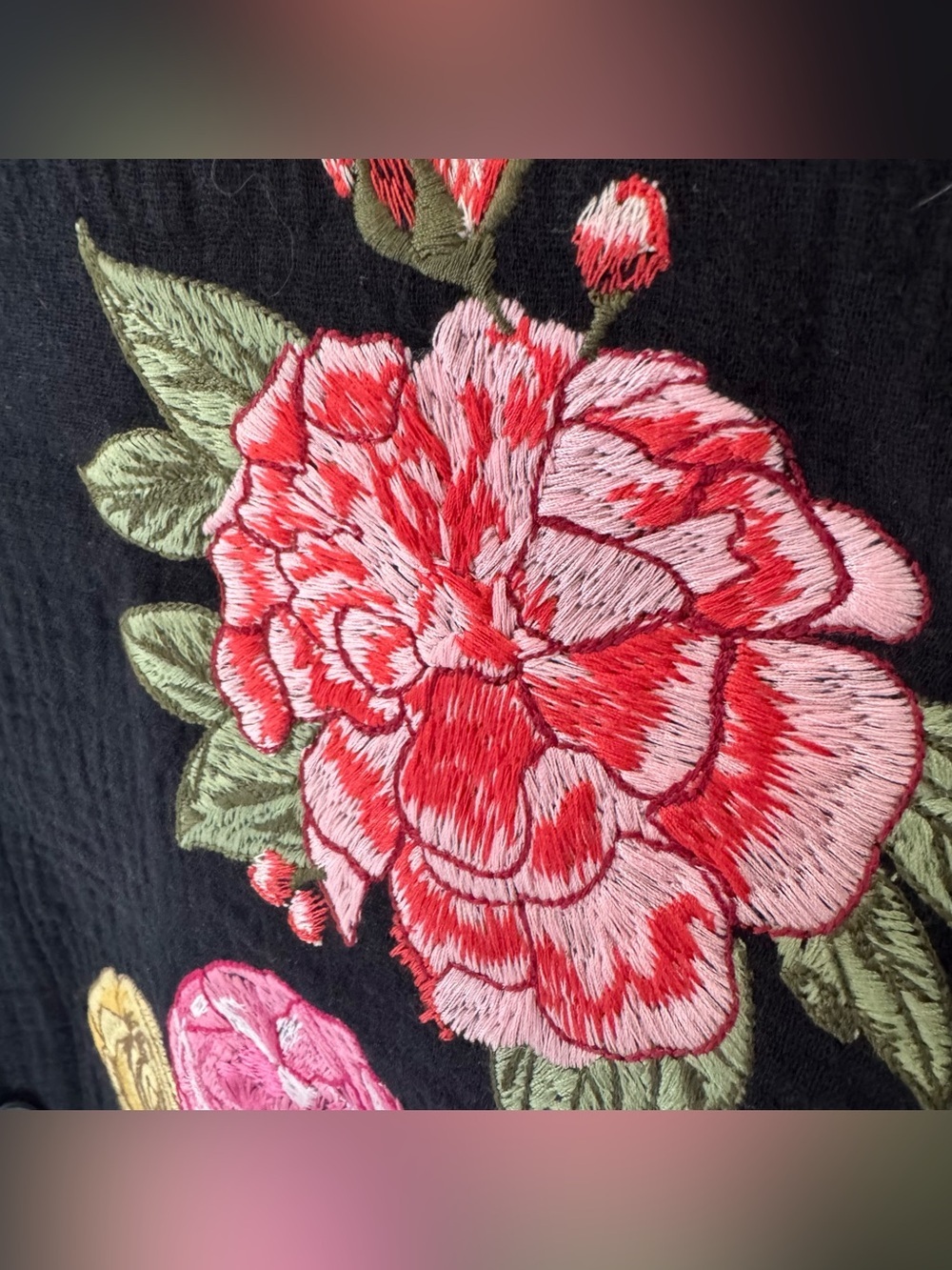 Agua Bendita NWT SET Cotton Jack Shirt & CeCe Shorts Embroidered Flower Crinkle - Picture 6 of 12